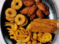 자동 튀김기로 튀김 연습